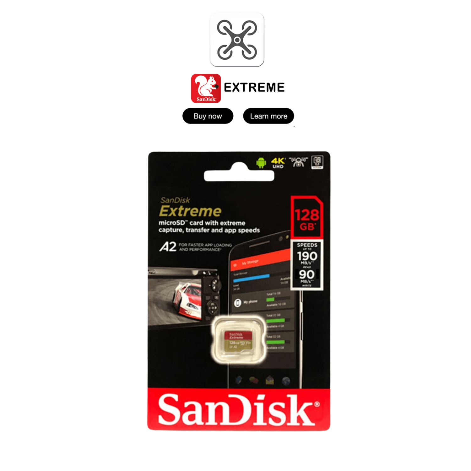 SanDisk Extreme Micro SD Card (128GB)